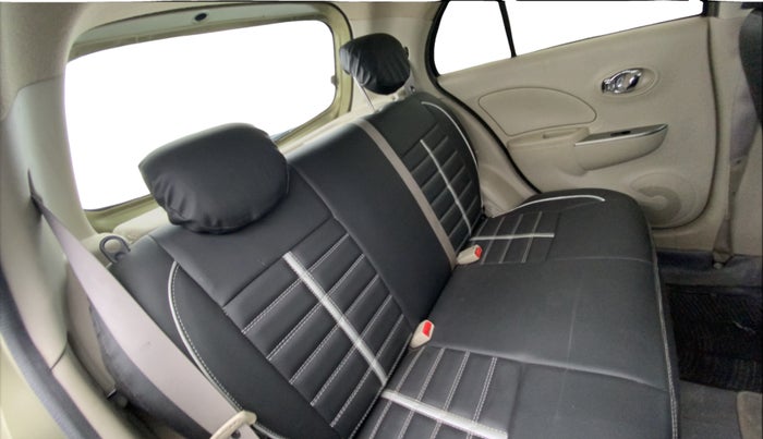 2013 Nissan Micra XV CVT, Petrol, Automatic, 1,26,898 km, Right Side Rear Door Cabin