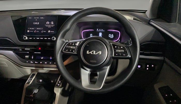 2023 KIA CARENS PRESTIGE PLUS 1.5 PETROL DCT 7 STR, Petrol, Automatic, 12,078 km, Steering Wheel Close Up