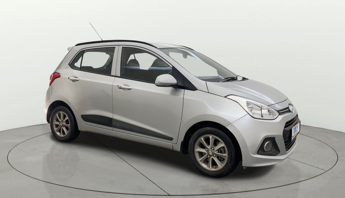 2015 Hyundai Grand i10 ASTA (O) 1.2 KAPPA VTVT, Petrol, Manual, 71,429 km, Right Front Diagonal
