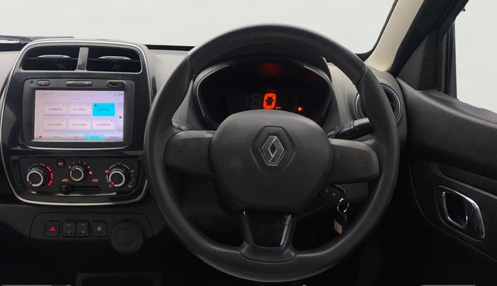 2018 Renault Kwid RXT 1.0 (O), Petrol, Manual, 76,789 km, Steering Wheel Close Up
