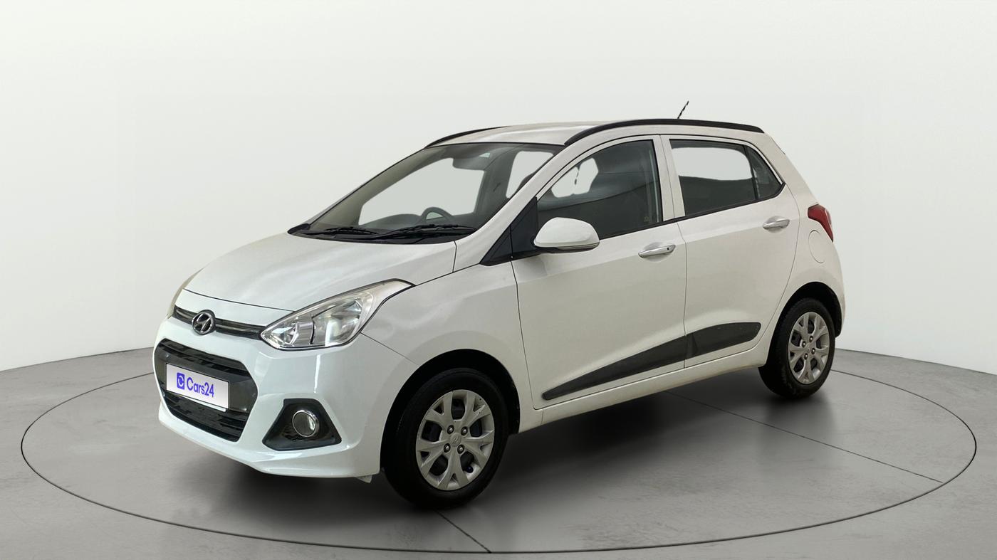 2013 Hyundai Grand i10 SPORTZ 1.2 KAPPA VTVT, Petrol, Manual, 45,242 km, Left Front Diagonal