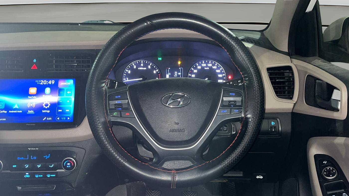 2017 Hyundai Elite i20 ASTA 1.2, Petrol, Manual, 99,594 km, Steering Wheel Close Up