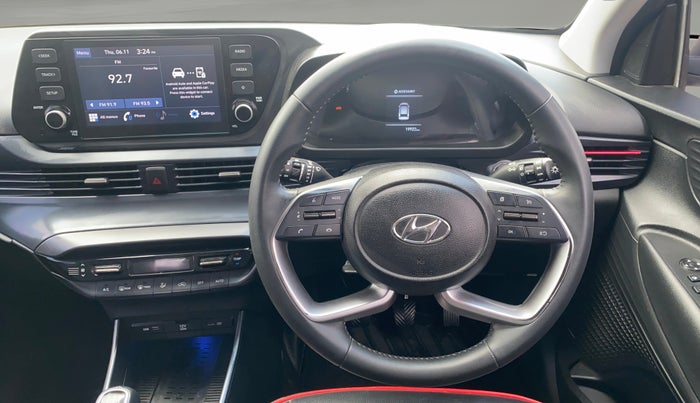 2022 Hyundai NEW I20 ASTA 1.2 MT, Petrol, Manual, 19,916 km, Steering Wheel Close Up