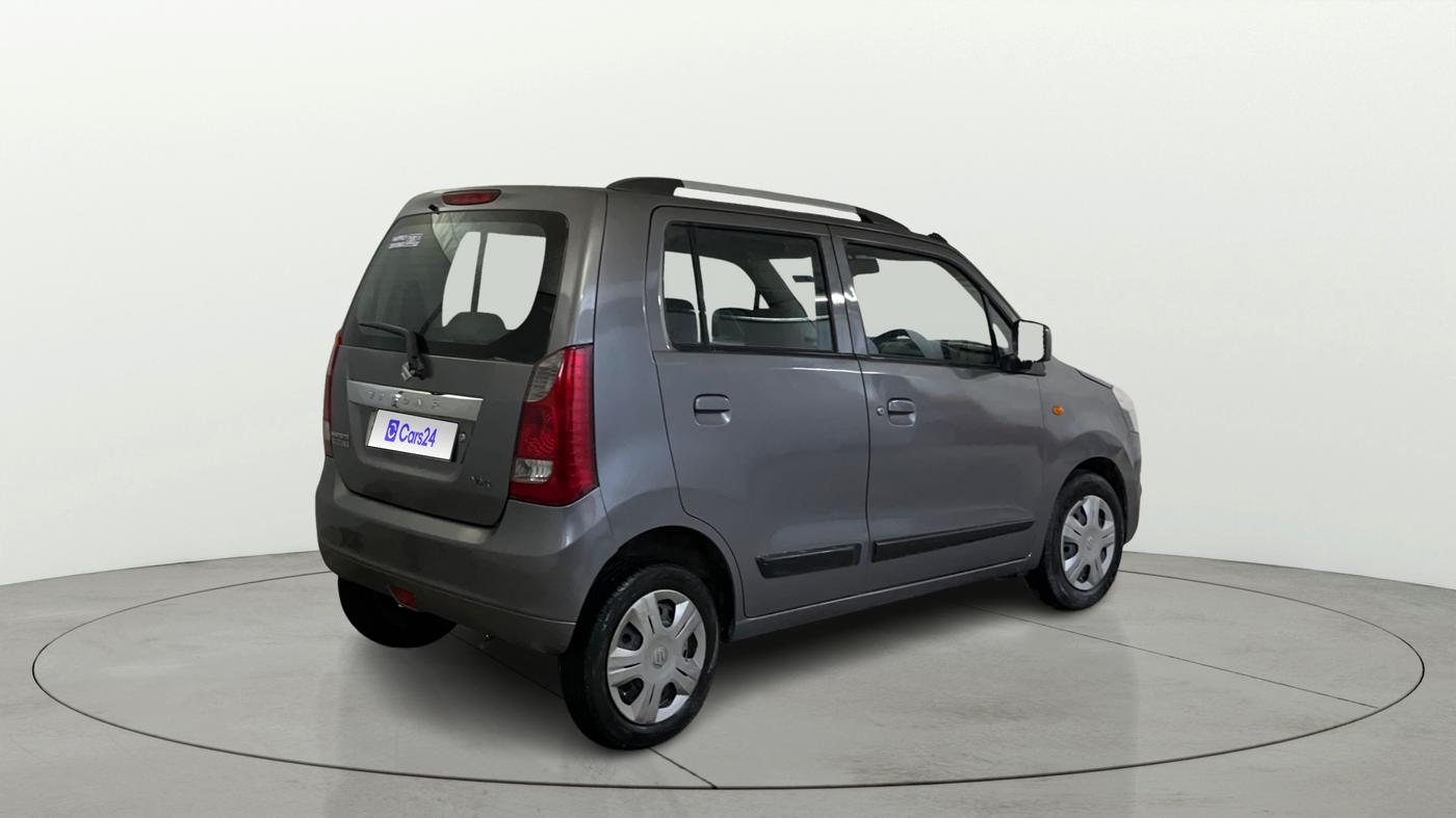 2015 Maruti Wagon R 1.0 VXI, Petrol, Manual, 79,070 km, Right Back Diagonal