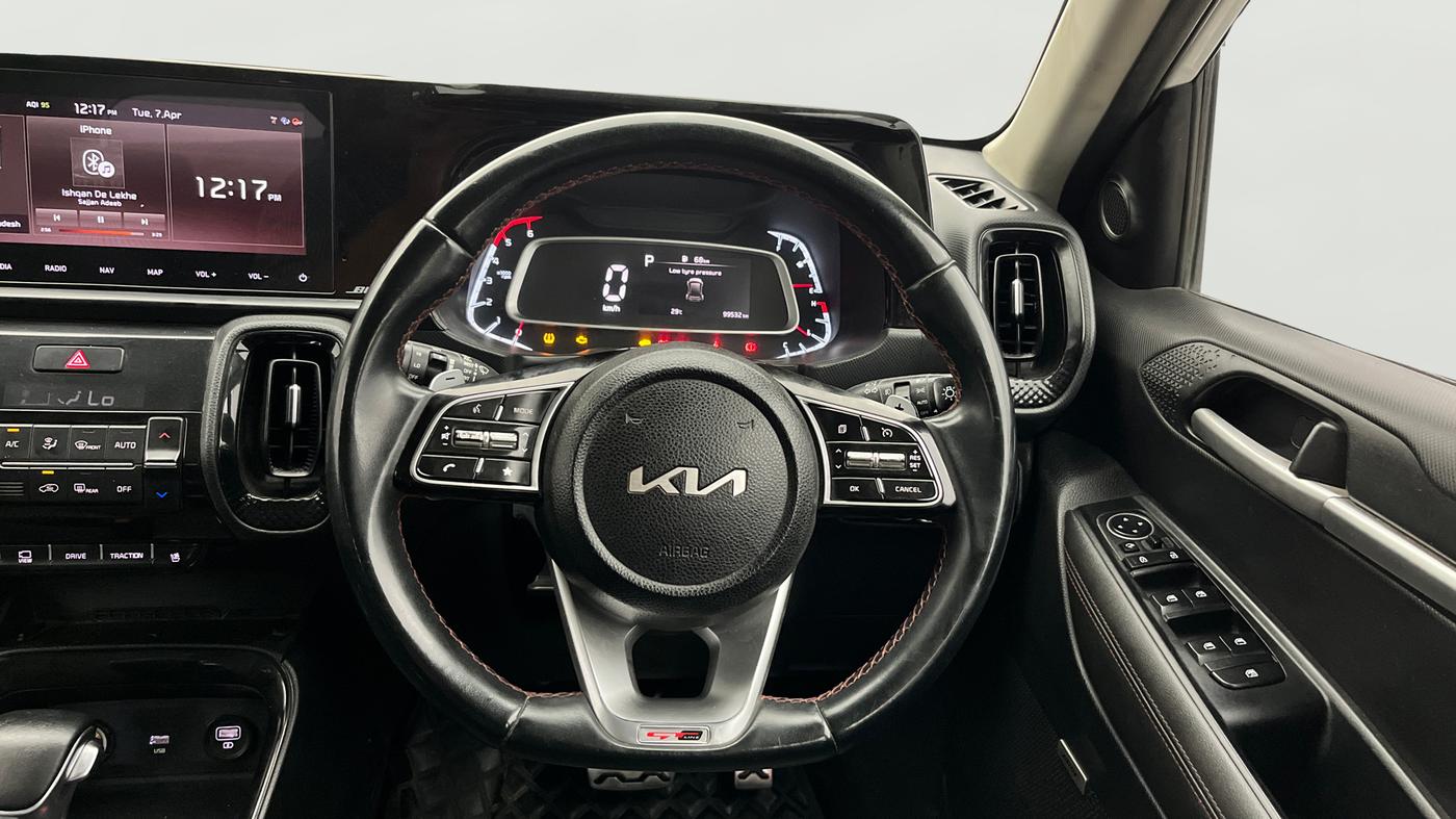 2021 KIA SONET GTX PLUS 1.5 AT, Diesel, Automatic, 99,514 km, Steering Wheel Close Up