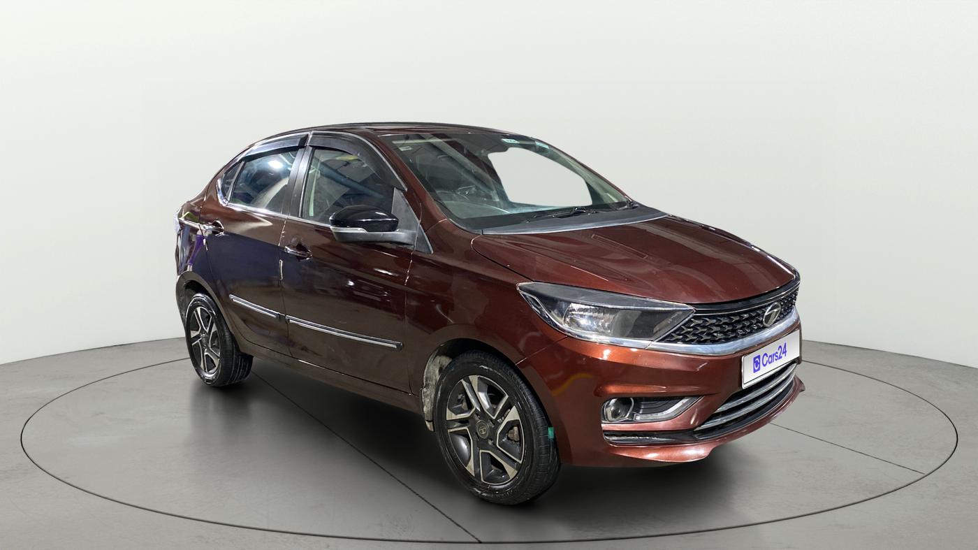 2022 Tata TIGOR XZ PLUS CNG, CNG, Manual, 42,168 km, Right Front Diagonal