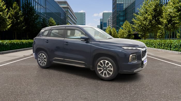 2023 Maruti Grand Vitara ALPHA PLUS HYBRID ECVT, Hybrid, Automatic, 12,595 km, Right Front Diagonal