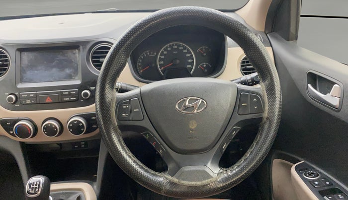 2018 Hyundai Grand i10 SPORTZ 1.2 KAPPA VTVT, Petrol, Manual, 52,963 km, Steering Wheel Close Up