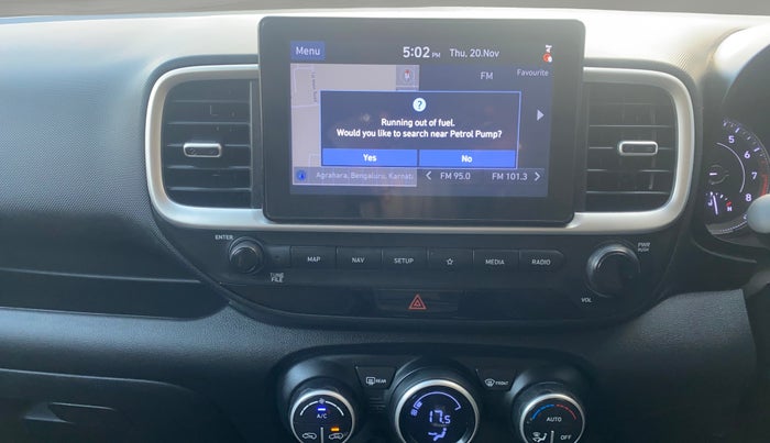 2021 Hyundai VENUE SX 1.0 (O) TURBO IMT, Petrol, Manual, 55,090 km, Air Conditioner