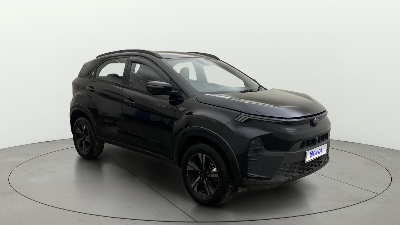 2024 Tata NEXON Creative Plus 1.2 Revotron 7DCA Dark Edition, Petrol, Automatic, 33,361 km, Right Front Diagonal