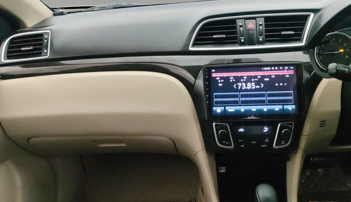 2017 Maruti Ciaz ZETA 1.4  AT PETROL, Petrol, Automatic, 67,997 km, Air Conditioner