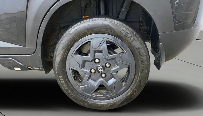 2025 Hyundai EXTER SX 1.2 MT Knight Edition Hy-CNG Duo, CNG, Manual, 4,273 km, Left Rear Wheel