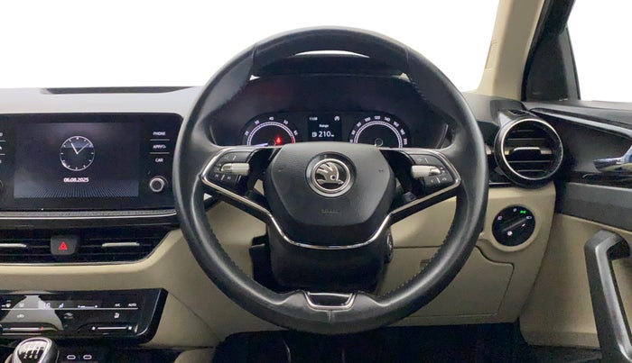 2022 Skoda SLAVIA AMBITION 1.0L TSI MT, Petrol, Manual, 31,455 km, Steering Wheel Close Up