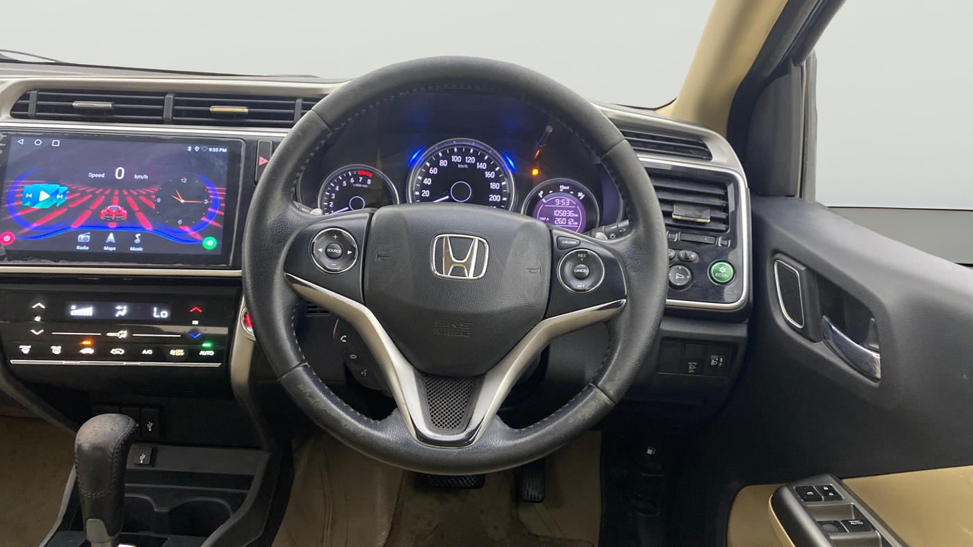 2017 Honda City 1.5L I-VTEC VX CVT, Petrol, Automatic, 1,05,835 km, Steering Wheel Close Up