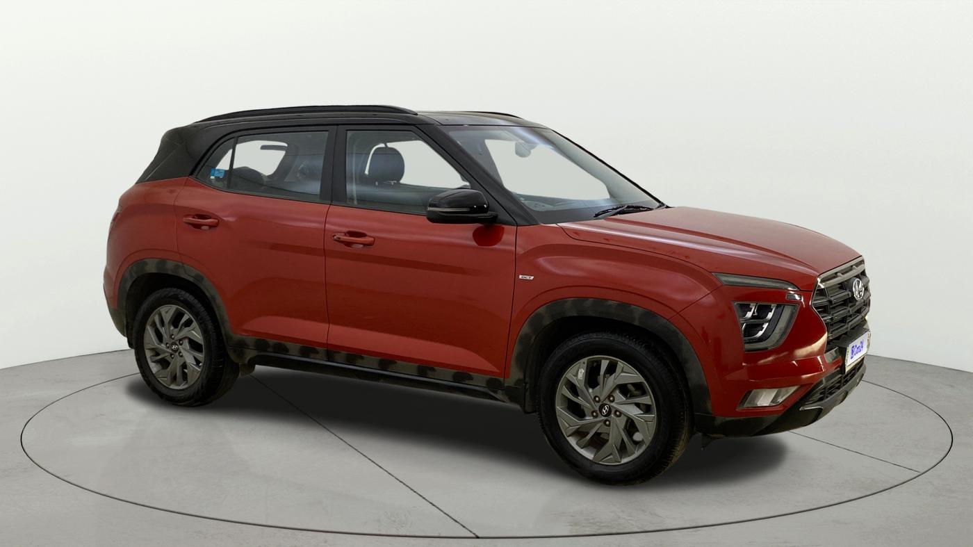 2021 Hyundai Creta SX (O) 1.4 TURBO DCT DUAL TONE, Petrol, Automatic, 29,416 km, SRP