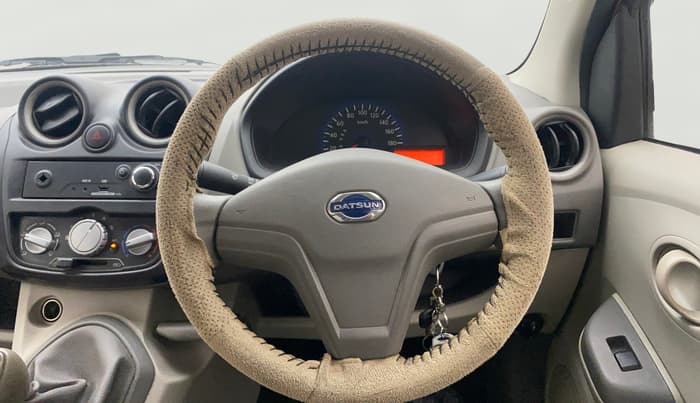 2014 Datsun Go T, Petrol, Manual, 25,363 km, Steering Wheel Close Up