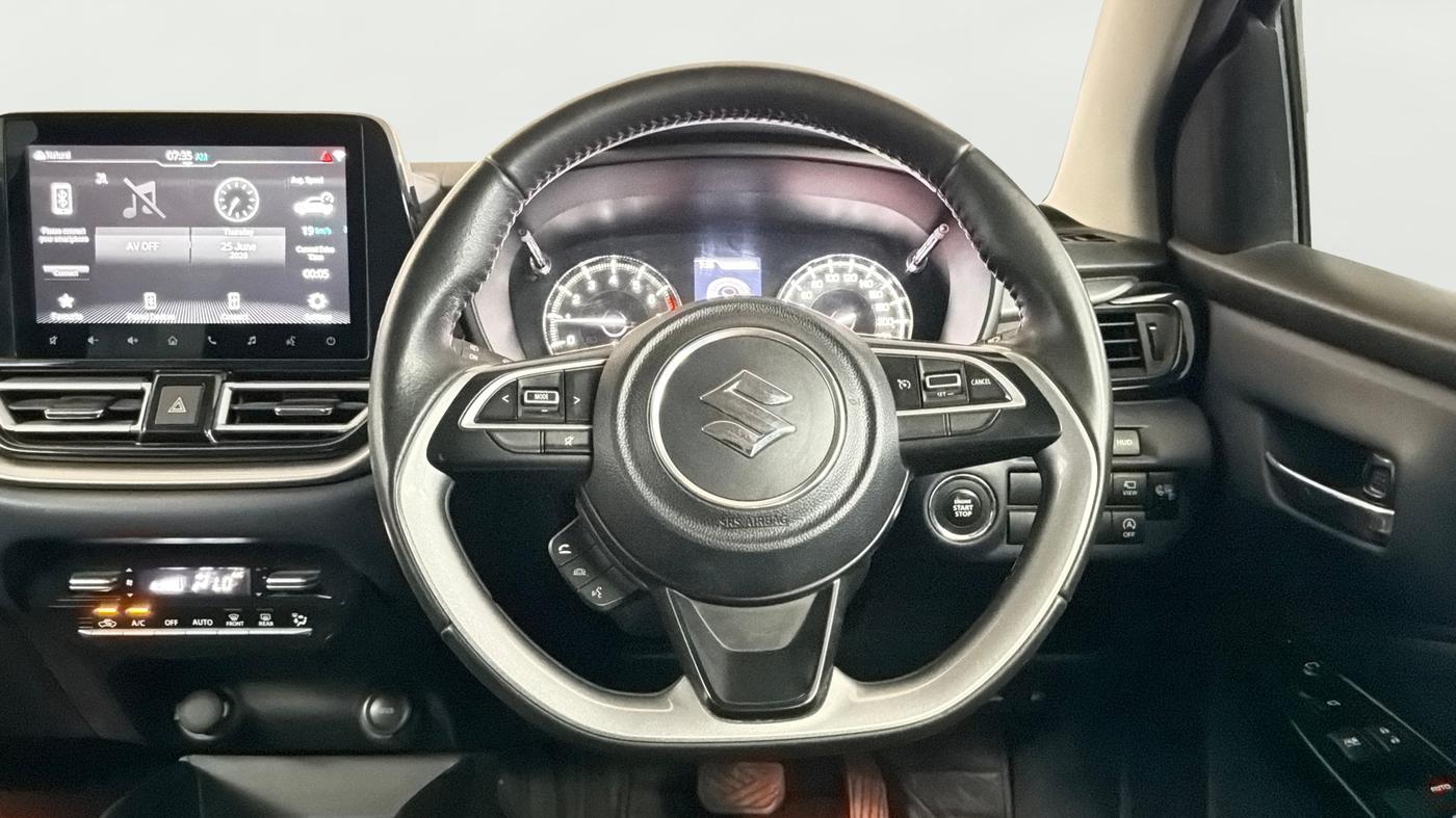 2024 Maruti Baleno ALPHA 1.2 AGS, Petrol, Automatic, 21,948 km, Steering Wheel Close Up