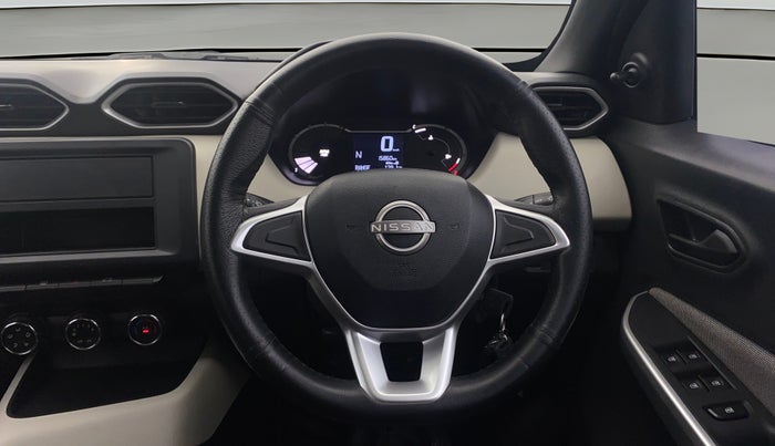 2024 Nissan MAGNITE  XE AMT EZ Shift, Petrol, Automatic, 15,857 km, Steering Wheel Close Up