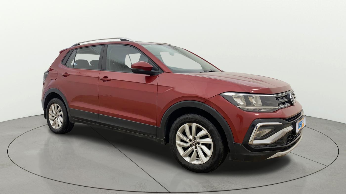 2022 Volkswagen TAIGUN HIGHLINE 1.0 TSI MT, Petrol, Manual, 52,887 km, Right Front Diagonal