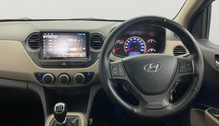 2017 Hyundai Grand i10 SPORTZ 1.2 KAPPA VTVT, Petrol, Manual, 25,100 km, Steering Wheel Close Up