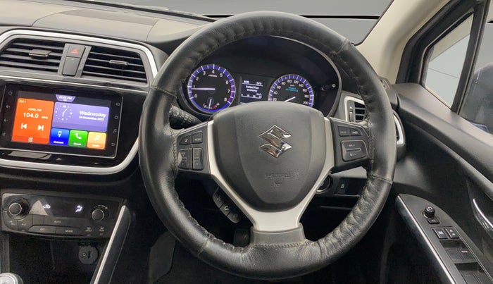 2020 Maruti S Cross ZETA 1.5, Petrol, Manual, 86,824 km, Steering Wheel Close Up