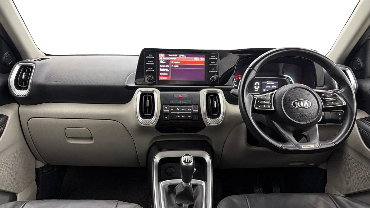 2021 KIA SONET HTX 1.0 IMT, Petrol, Manual, 32,077 km, Dashboard