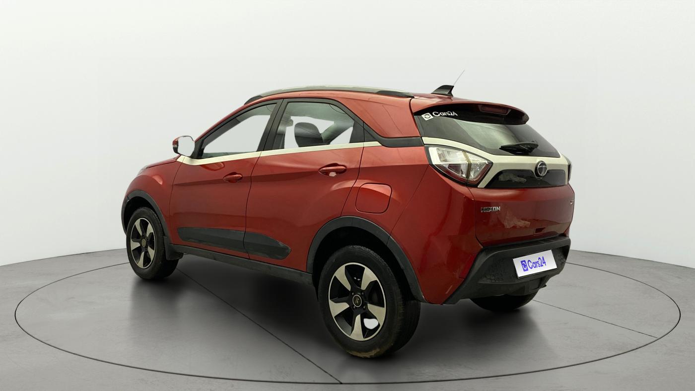2019 Tata NEXON XZA PLUS PETROL, Petrol, Automatic, 83,425 km, Left Back Diagonal
