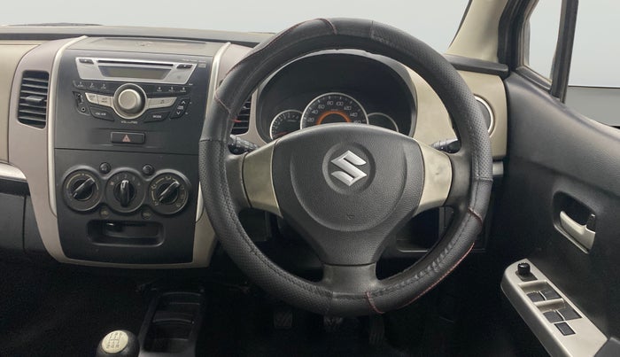 2013 Maruti Wagon R 1.0 VXI, Petrol, Manual, 1,07,300 km, Steering Wheel Close Up
