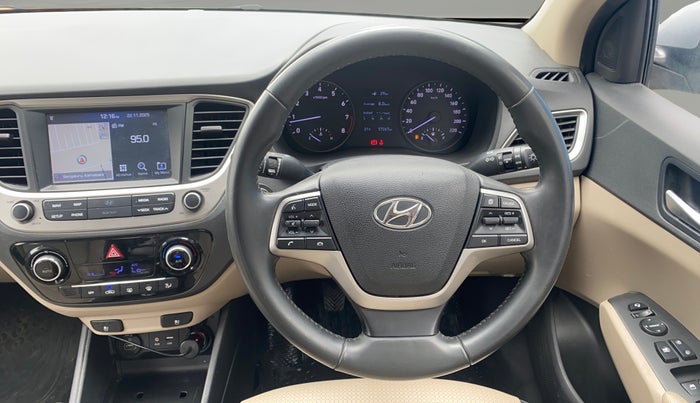 2019 Hyundai Verna 1.6 VTVT SX O, Petrol, Manual, 57,227 km, Steering Wheel Close Up