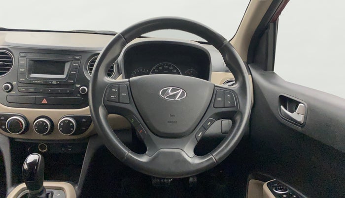 2016 Hyundai Grand i10 ASTA (O) AT 1.2 KAPPA VTVT, Petrol, Automatic, 63,796 km, Steering Wheel Close Up