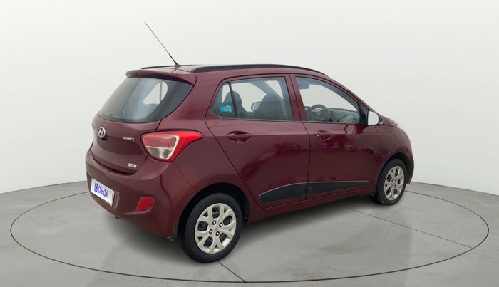 2015 Hyundai Grand i10 SPORTZ 1.2 KAPPA VTVT, Petrol, Manual, 81,574 km, Right Back Diagonal