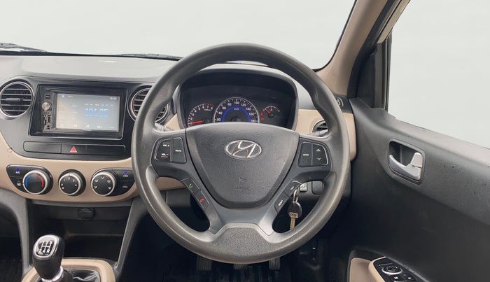 2016 Hyundai Grand i10 SPORTZ 1.2 KAPPA VTVT, CNG, Manual, 97,381 km, Steering Wheel Close Up