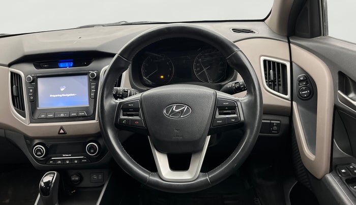 2017 Hyundai Creta SX PLUS AT 1.6 PETROL, Petrol, Automatic, 28,281 km, Steering Wheel Close Up