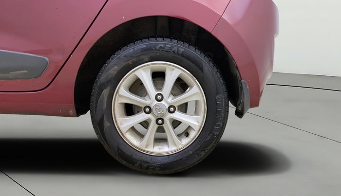 2015 Hyundai Grand i10 ASTA AT 1.2 KAPPA VTVT, Petrol, Automatic, 33,420 km, Left Rear Wheel