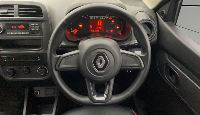 2021 Renault Kwid RXL 1.0 AMT, Petrol, Automatic, 30,112 km, Steering Wheel Close Up