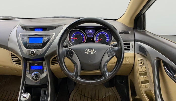 2012 Hyundai New Elantra 1.6 S MT DIESEL, Diesel, Manual, 1,29,540 km, Steering Wheel Close Up