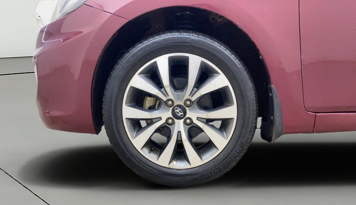 2013 Hyundai Verna FLUIDIC 1.6 VTVT SX, Petrol, Manual, 43,125 km, Left Front Wheel