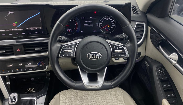 2020 KIA SELTOS HTX PLUS 1.5 DIESEL, Diesel, Manual, 38,613 km, Steering Wheel Close Up