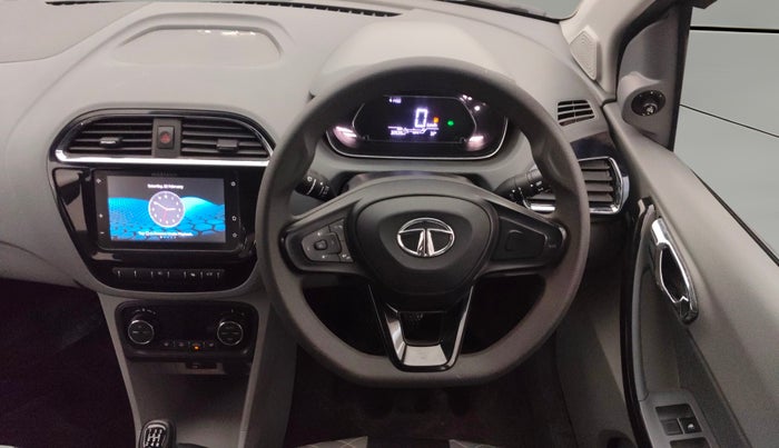 2021 Tata TIGOR XZ PLUS PETROL, Petrol, Manual, 32,695 km, Steering Wheel Close Up