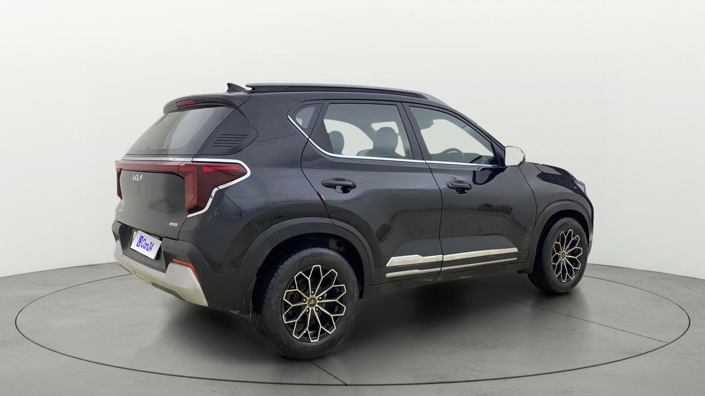 2024 KIA SONET HTX 1.5 AT, Diesel, Automatic, 61,870 km, Right Back Diagonal