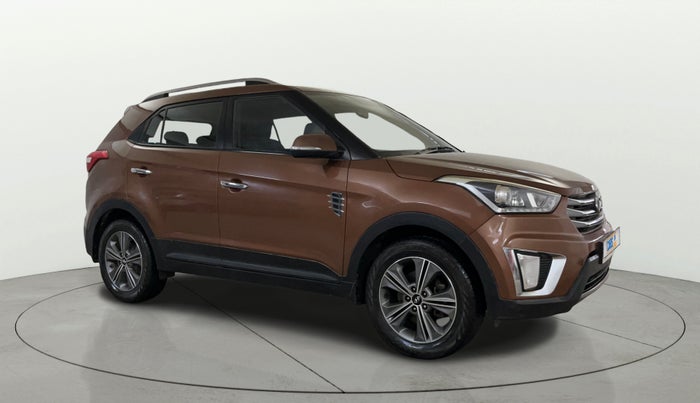 2017 Hyundai Creta SX PLUS AT 1.6 PETROL, Petrol, Automatic, 80,375 km, Right Front Diagonal