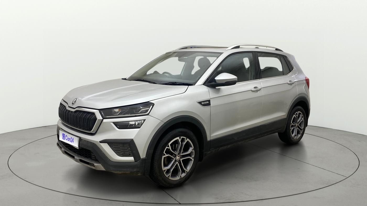 2021 Skoda KUSHAQ STYLE 1.0L TSI MT, Petrol, Manual, 1,02,904 km, Left Front Diagonal