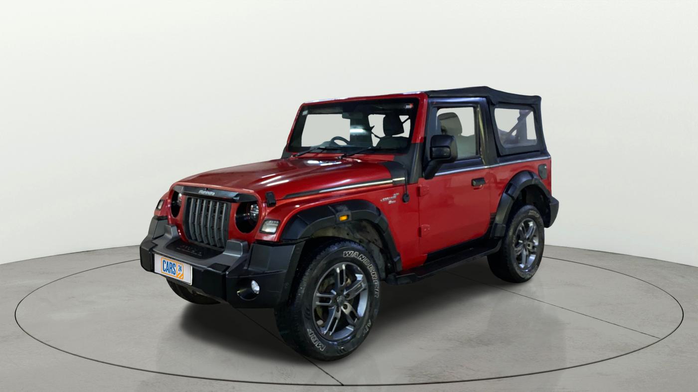 2021 Mahindra Thar LX  P 4WD AT CONVERTIBLE, Petrol, Automatic, 32,876 km, Left Front Diagonal