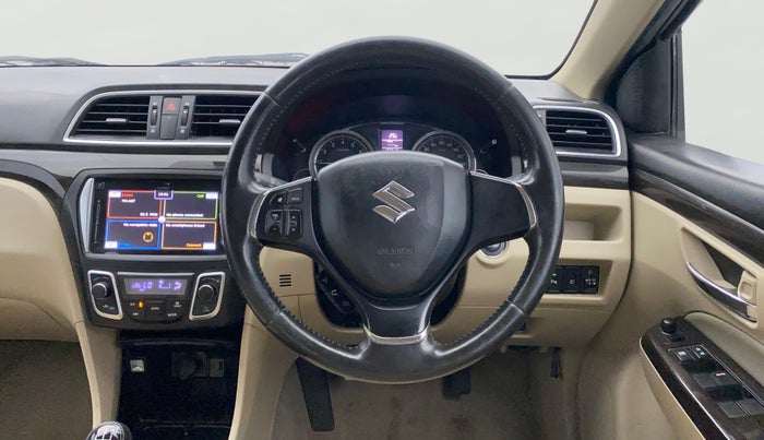 2018 Maruti Ciaz ALPHA 1.4 PETROL, Petrol, Manual, 57,294 km, Steering Wheel Close Up