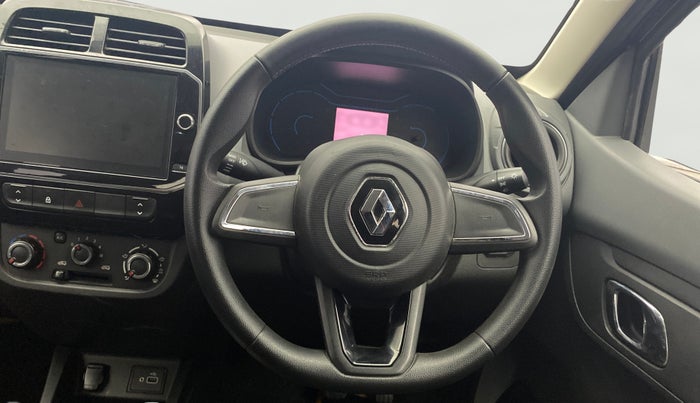 2019 Renault Kwid RXT 1.0 AMT (O), Petrol, Automatic, 18,389 km, Steering Wheel Close Up