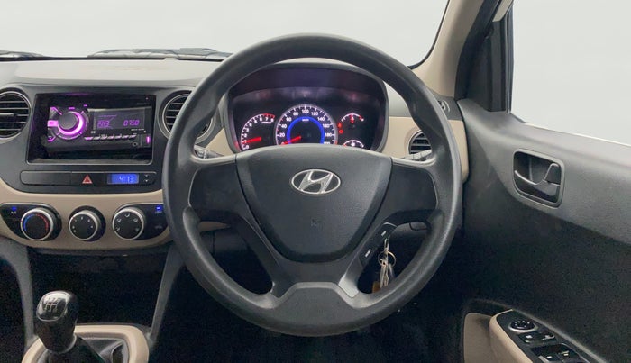 2016 Hyundai Grand i10 MAGNA 1.2 KAPPA VTVT, Petrol, Manual, 50,232 km, Steering Wheel Close Up