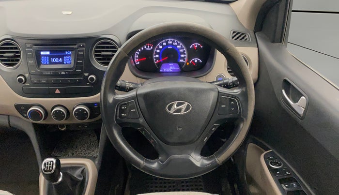 2015 Hyundai Grand i10 ASTA 1.2 KAPPA VTVT, Petrol, Manual, 85,490 km, Steering Wheel Close Up