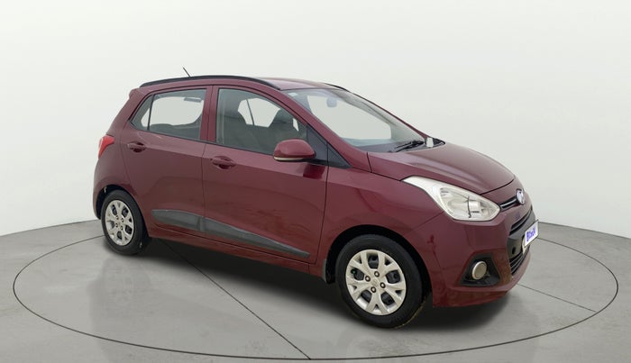 2015 Hyundai Grand i10 SPORTZ 1.2 KAPPA VTVT, CNG, Manual, 1,32,775 km, Right Front Diagonal