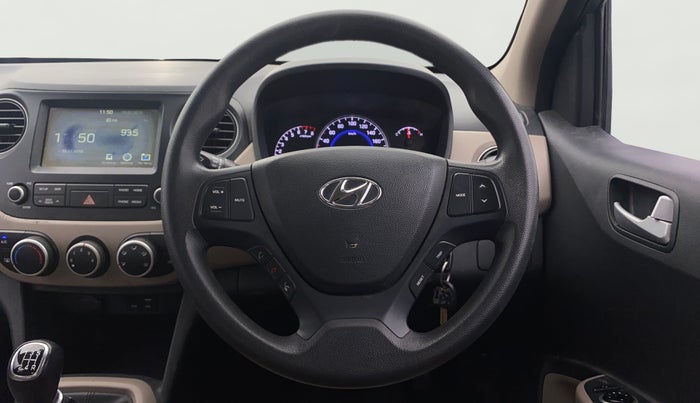 2017 Hyundai Grand i10 SPORTZ (O) 1.2 KAPPA VTVT, Petrol, Manual, 35,418 km, Steering Wheel Close Up