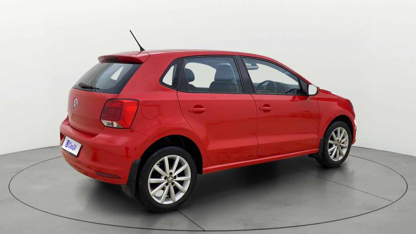 2017 Volkswagen Polo HIGHLINE PLUS 1.2(16 ALLOY, Petrol, Manual, 62,663 km, Right Back Diagonal